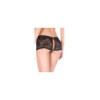 Shorty noir dentelle ouvert sur les fesses 